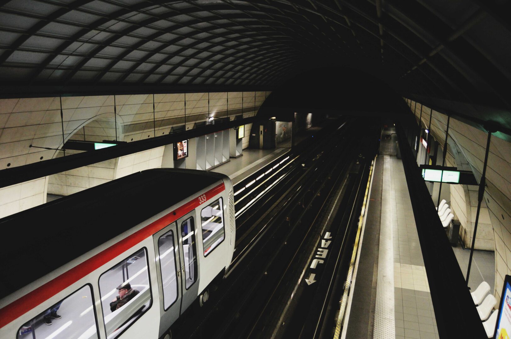 metro train in Washington DC